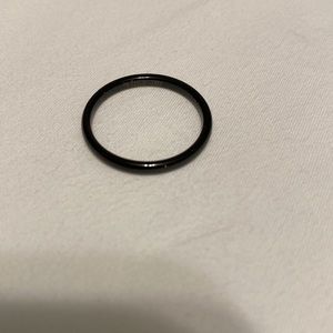 Thorsten tungsten carbide ring size 7 black 2mm